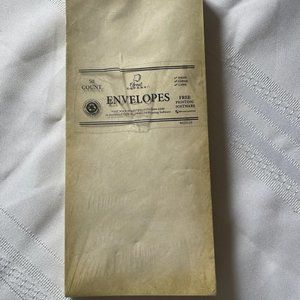 50 Pack Parchment Envelopes #10 for Invitations, 4 1/8 x 9 1/2 In (132)